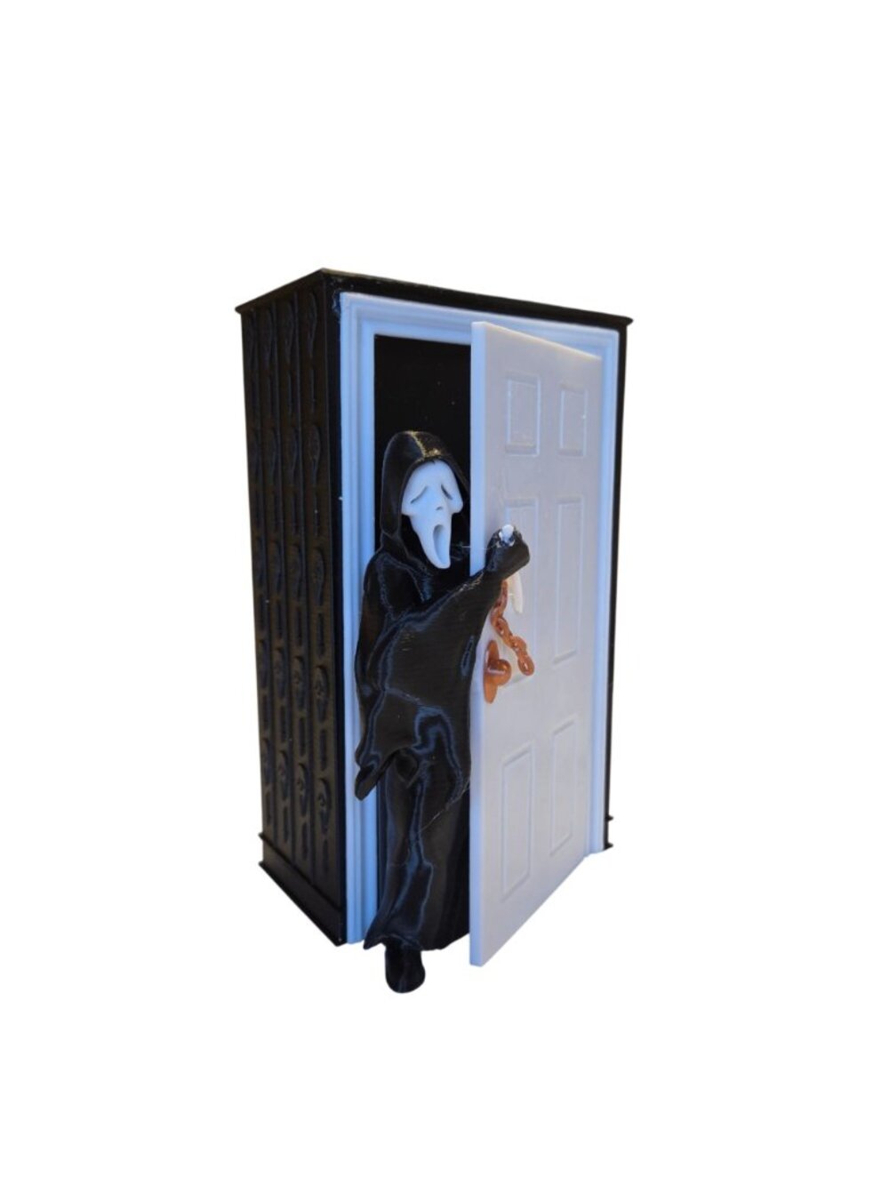 Ghost Door Popcorn Bucket Horror Movie Halloween Popcorn Holder Decor Movie - Picture 2 of 8